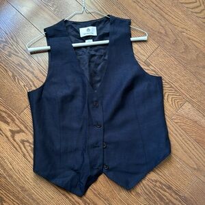 Babaton linen vest